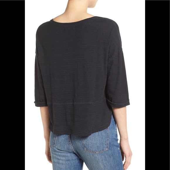 Madewell Audio Tee 3/4 Sleeve tee shirt SMall - Picture 3 of 9